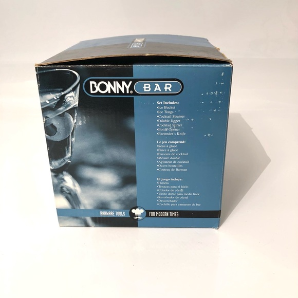 Bonny Bar Perfect Bar Utensils Set NEW in Box - Picture 2 of 12